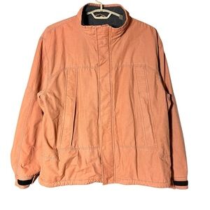 The Territory Ahead Canvas Field Coat XXL Terracotta Fleece Lined Barn Jacket